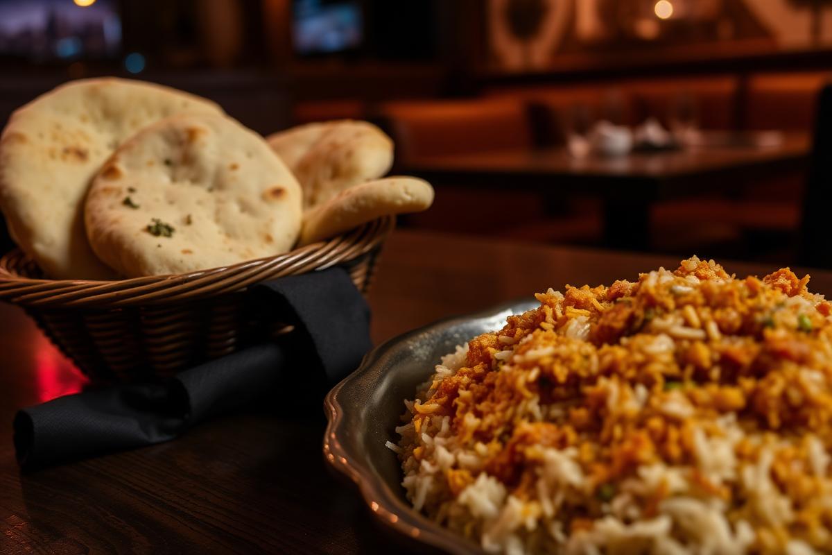 Breads & rice at Jaflong Tandoori